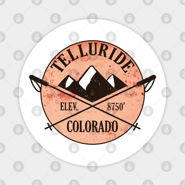 Telluride Colorado Skiing Ski Snowboarding Magnet by heybert00